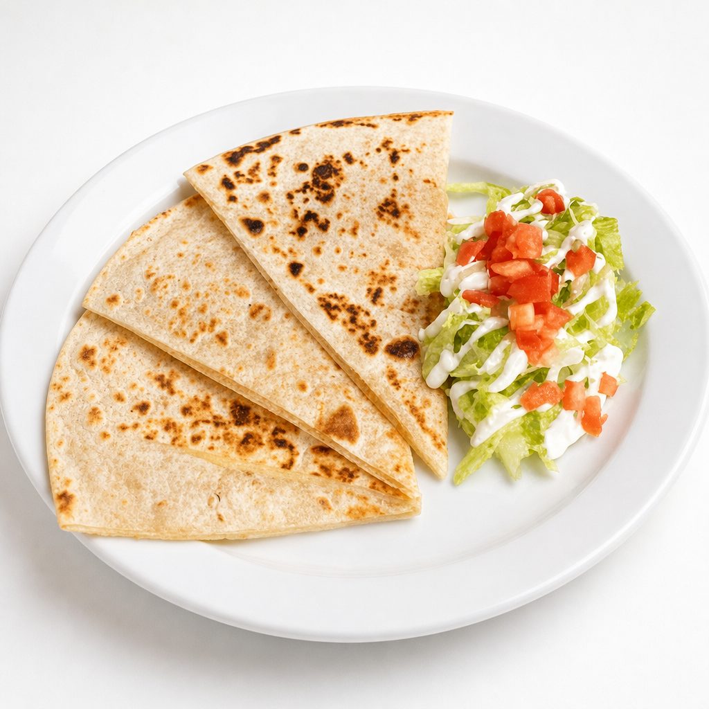 Cheese Quesadilla.